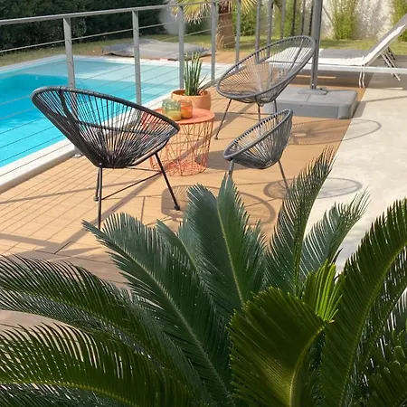 Moderne Avec Piscine Chauffee